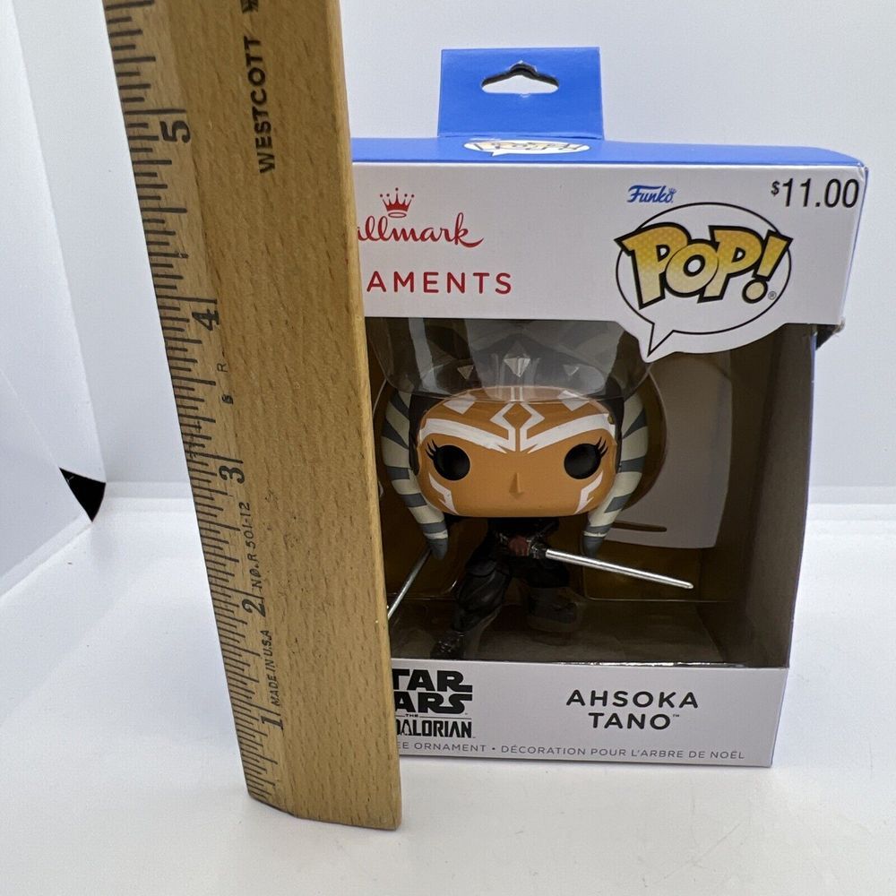 2024‎ Hallmark Funko POP! Star Wars Mandalorian Ahsoka Tano Christmas Ornament - Picture 9 of 9